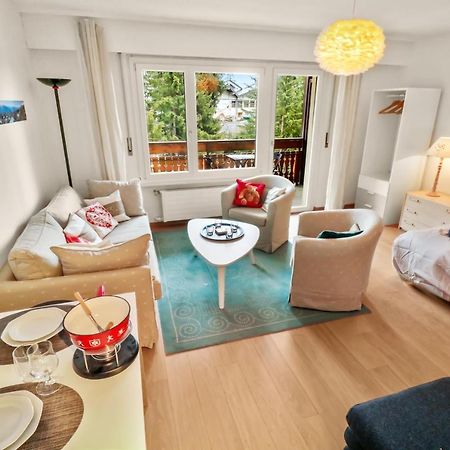 Studio Chaleureux Et Paisible Crans-Montana Kültér fotó